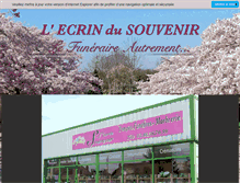 Tablet Screenshot of ecrindusouvenir.com